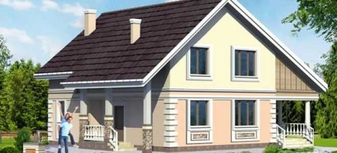 Проект мансардного дома 152 кв.м — 104-152